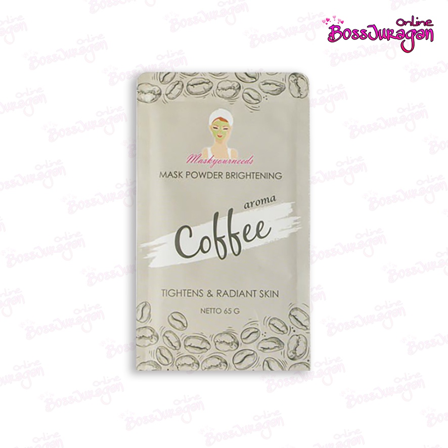 (BOSS) MASKER Maskyourneeds COFFEE BPOM 65G