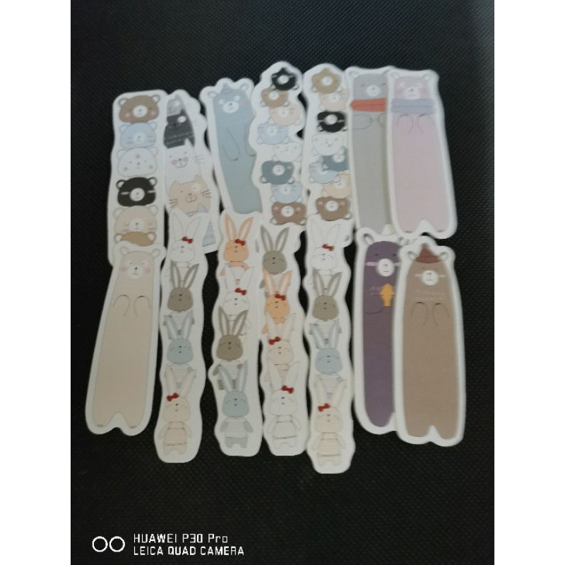 

pembatas buku lucu/cute bookmark
