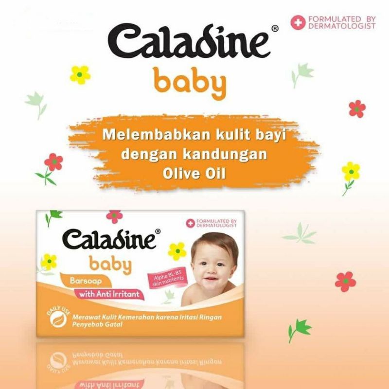 Caladine Baby Barsoap 85gr / sabun batang 85gr