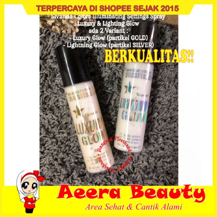 GRATIS ONGKIR Sivanna Colors Illuminating Setting Spray Luxury & Lightning Glow B0058