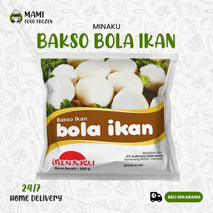 

Minaku Bakso Bola Ikan (500gr)