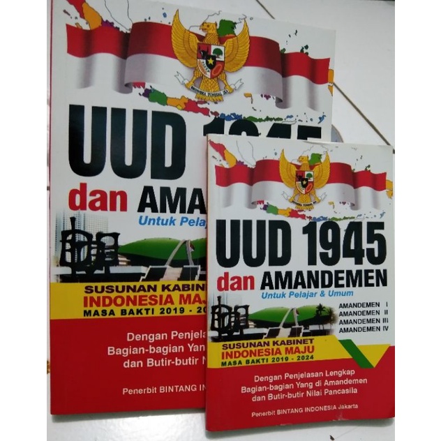 UUD 1945. UUD 1945 dan amandemen/Buku pasal UUD 1945