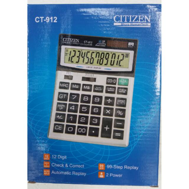 

Kalkulator citizen ct912 (b)