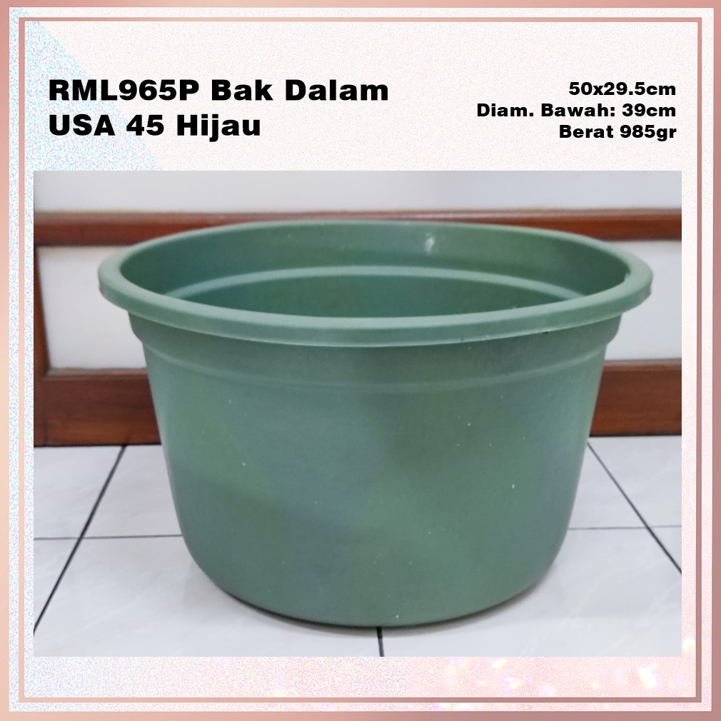 RML965P Bak Dalam USA 45 Hijau ± 40 Liter (Sicepat/ID Express/Shopee Express)