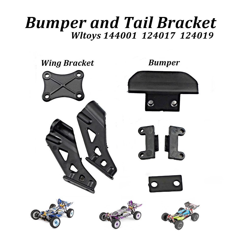 Bumper Wing Bracket 144001 124017 124019 RC Car