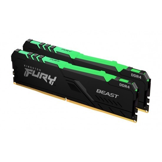 DDR4 16GB 2X8 3200Mhz KF432C16BBAK2/16  KINGSTON FURY BEAST RGB