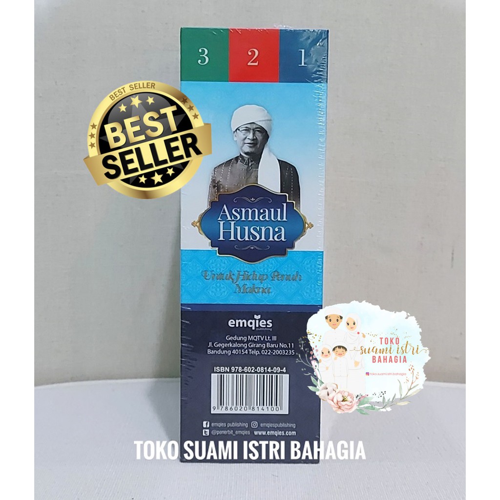 Paket Buku Aa Gym Baru -3 Jilid- Asmaul Husna Untuk Hidup Penuh Makna