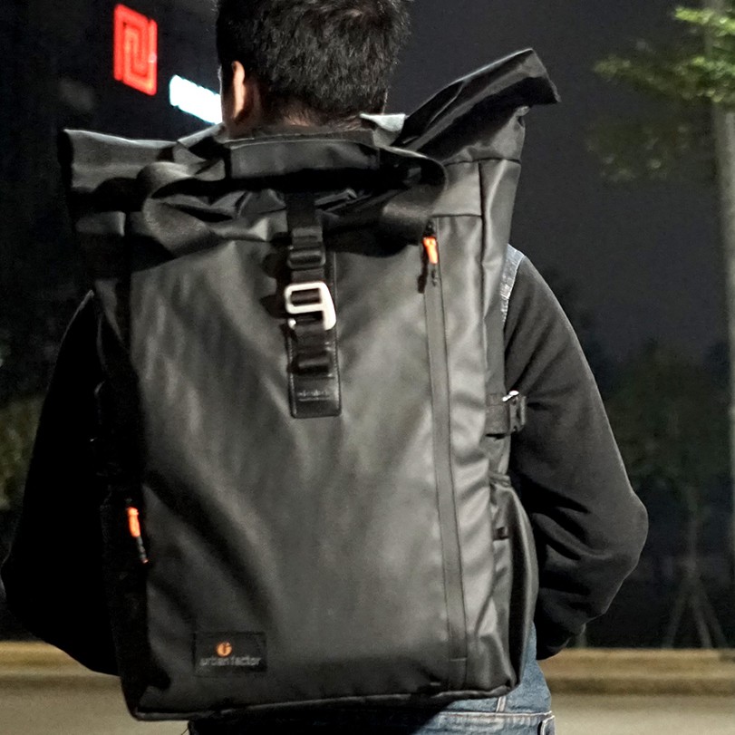 LANSPRESADO BLACK |Urban Factor x FORIND|Tas Ransel Punggung Ori Bag Pria Wanita Backpack Baru Besar