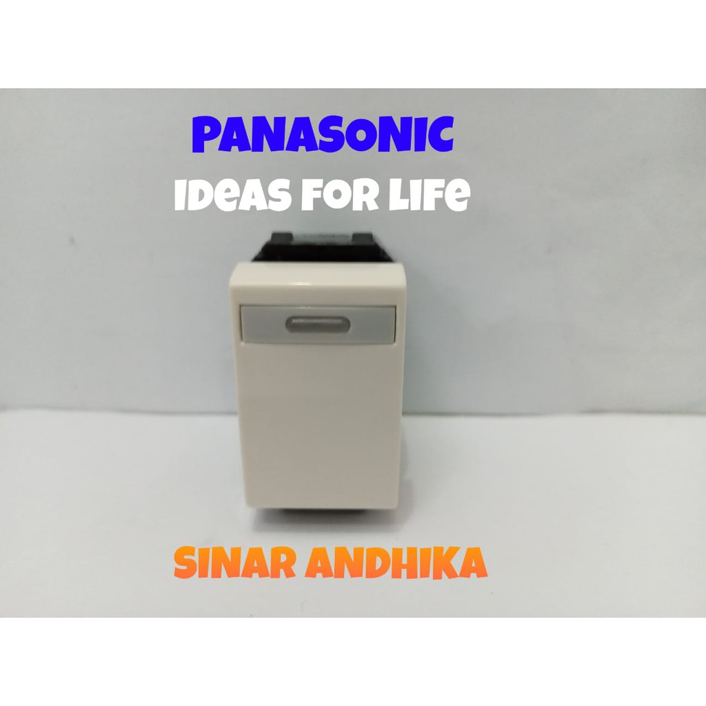 MATA SAKLAR KECIL 1 ARAH INDIKATOR PUTIH PANASONIC WEJ 5571