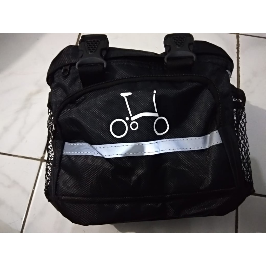 Tas sepeda tas Panier Bagasi belakang double sepeda lipat Sepeda Gunung