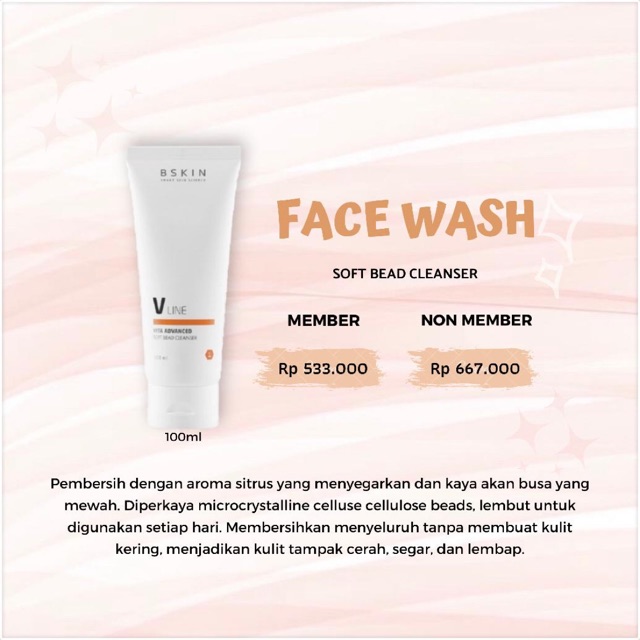 Bskin V Line face wash