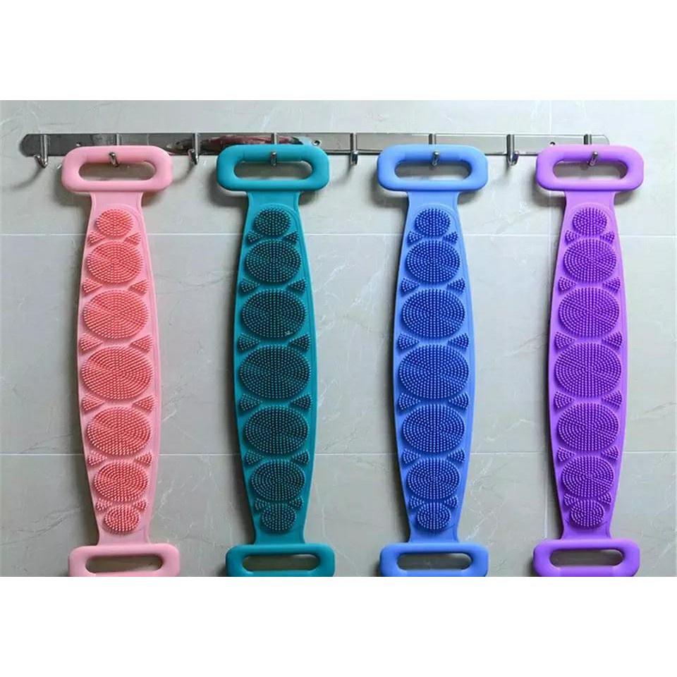 (BOW) Sikat Scrubber Silicone Pembersih Punggung 2TT45