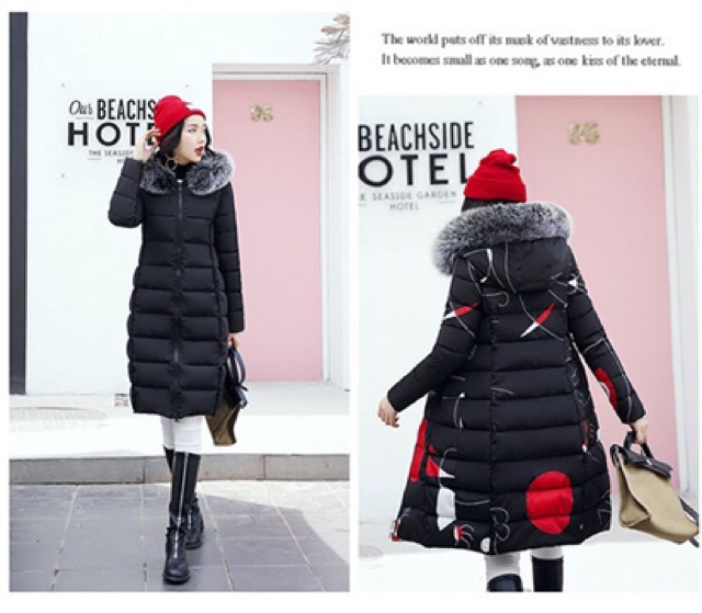 IMPORT MOLLAD Coat Parka Reverse Jaket Mantel Bulu Lapis Bulu Hoodie Bolak Balik Winter Musim Dingin