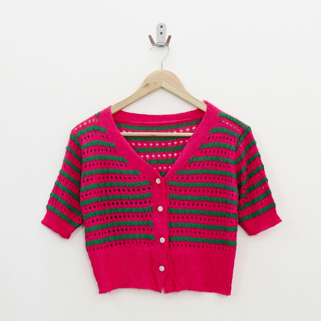 Stripy knit top -Thejanclothes