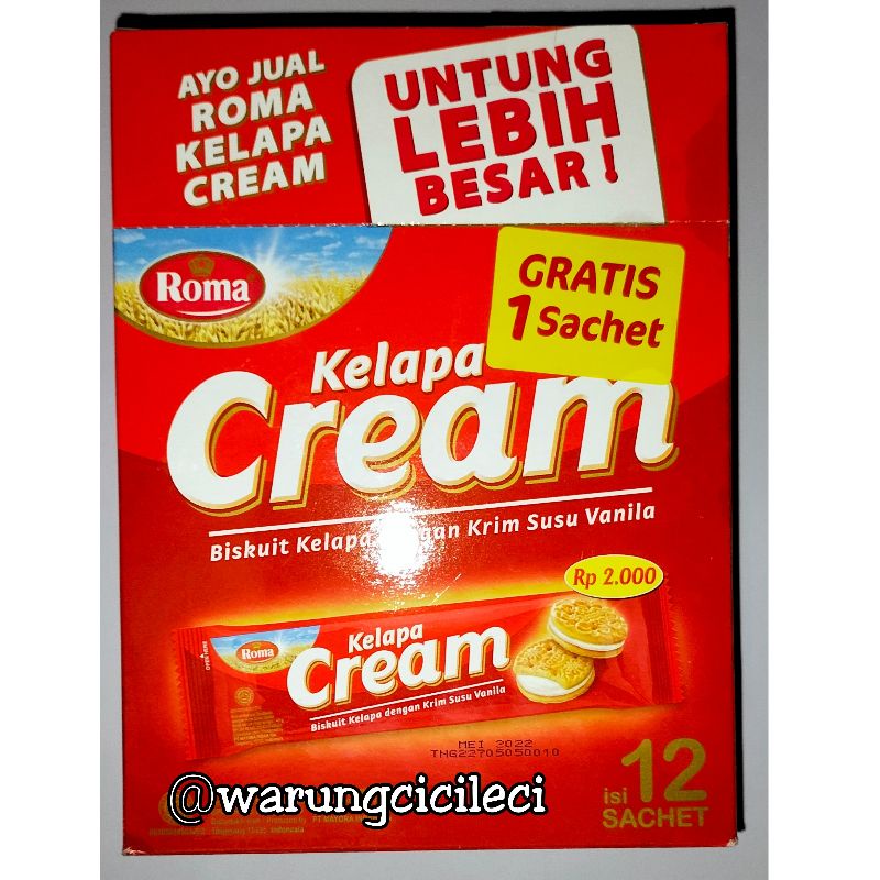 

ROMA KELAPA CREAM 40g x 12pcs