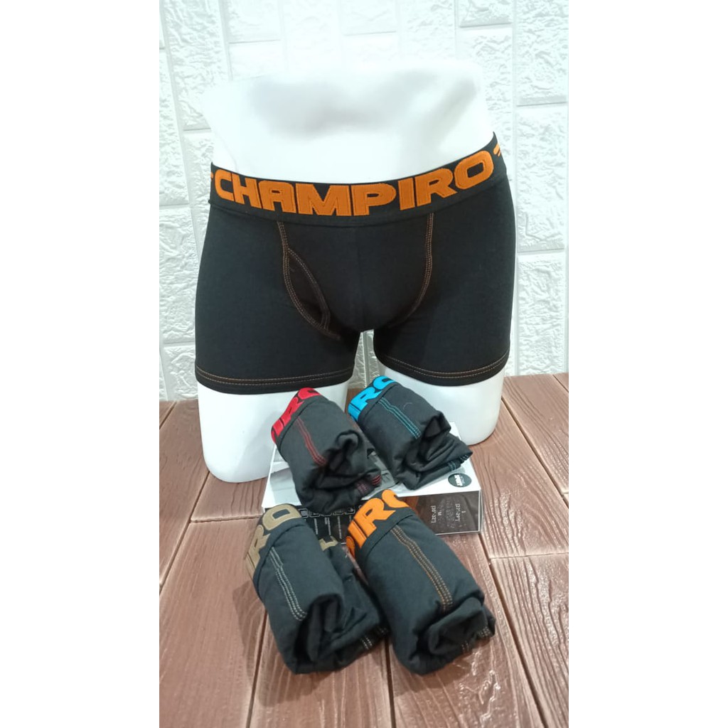 PROMO !!! 3 PCS BOXER PRIA || BOCER CHAMPIRO C.0333