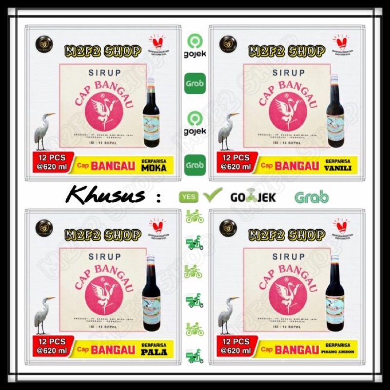

Sirop / Sirup Manis Cap Bangau / Bango - 620 ml Kemasan Karton (Khusus Bluebird/Gosend/Grab)