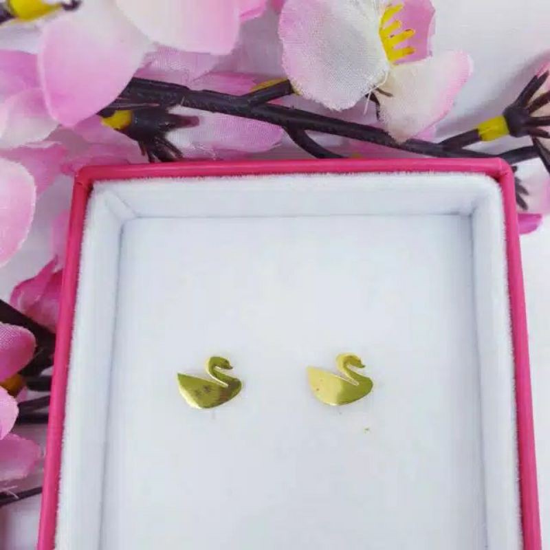 100% anting/giwang titanium aneka model simpel anti karat