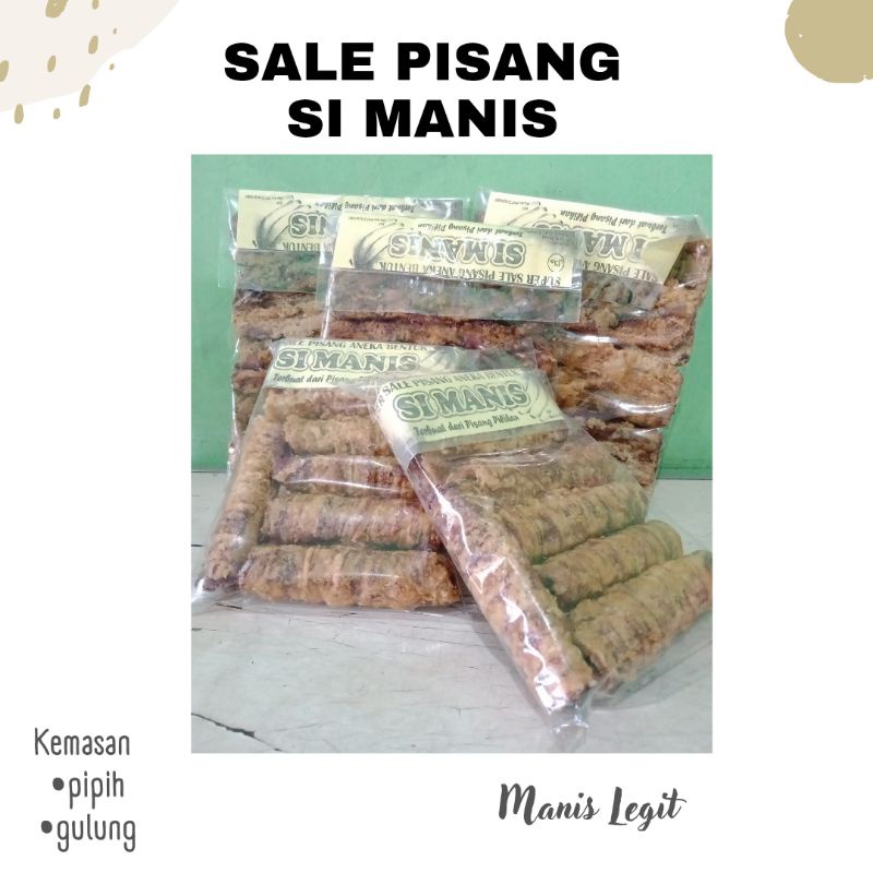 

Piscoklegit_ Pisang Sii Manisss Khas Banyumas Harga Terjangkau Free Gift Min. Belanja 50K (All Item)