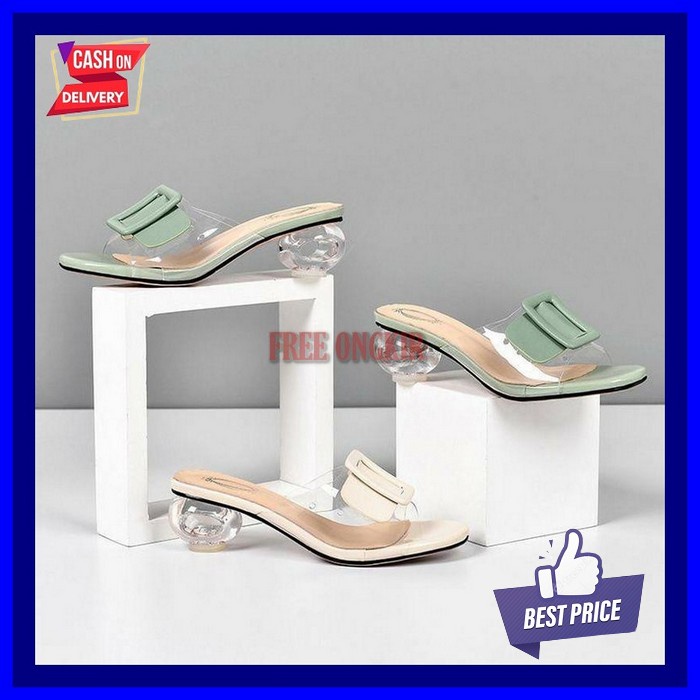 Heels Hills Heel Sepatu Hak Tinggi Hak Tahu Sandal Haihil Ibu2 Kondangan Pesta Murah Import Mewah Te