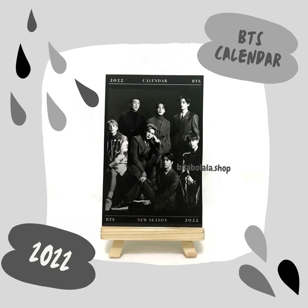 

DESK CALENDAR BTS - KALENDER MEJA BTS 2022