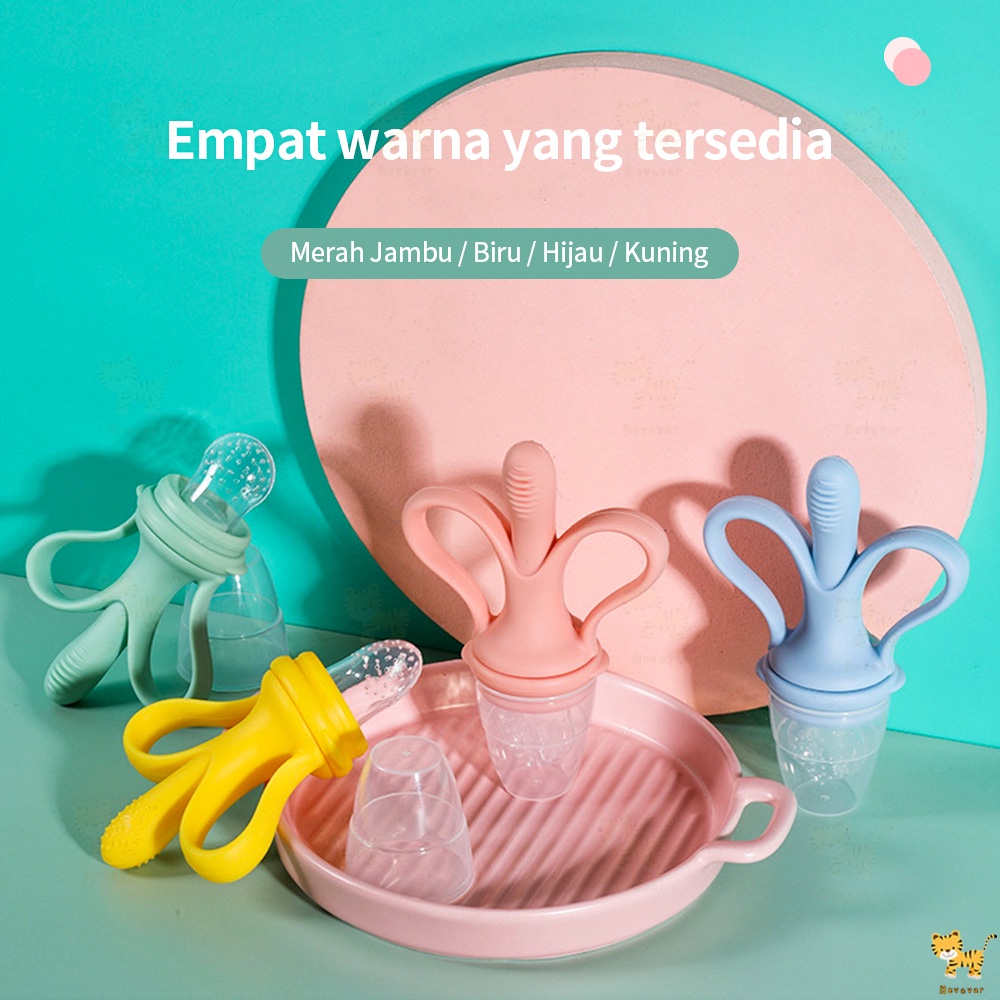 Teether bayi + dot buah bayi 2 in 1 empeng bayi-1
