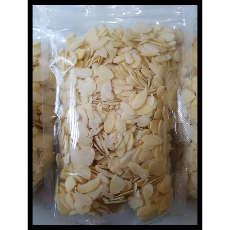 

TERMURAH 250 GRAM ALMOND SLICED KACANG ALMON MENTAH SLICE IRIS TIPIS KECIL BARU !!!