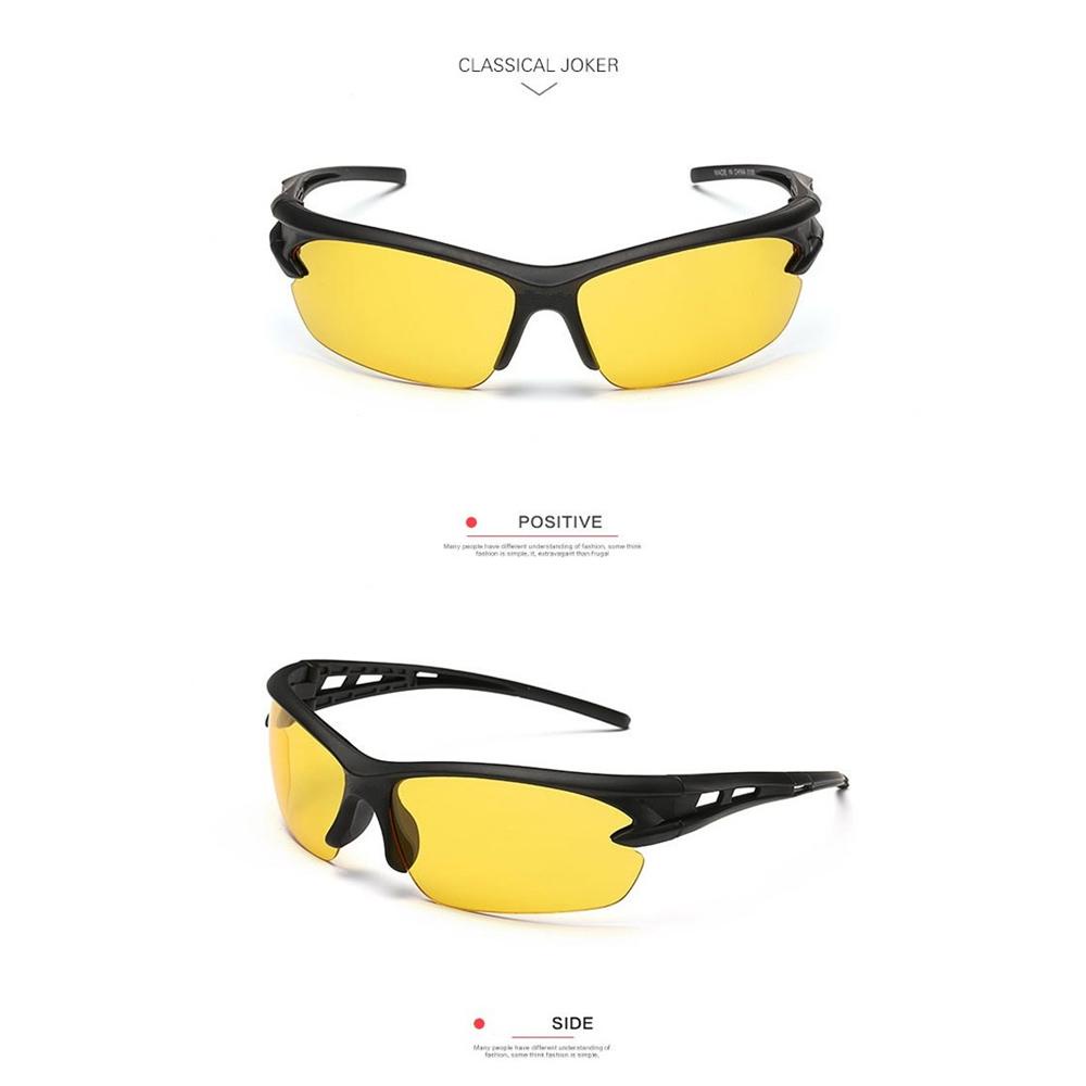 Kacamata Bersepeda AUGUSTINA Peralatan Bersepeda Fashion Bersepeda Lari Pria Kacamata Memancing Golf Anti-Shock Bersepeda Eyewear