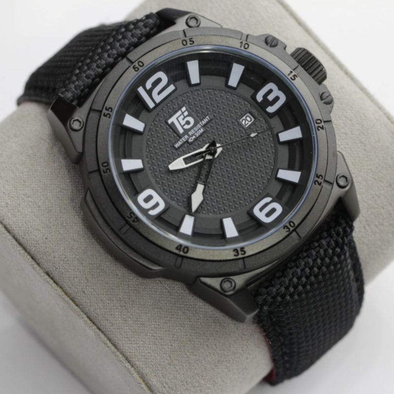 ✓BERGARANSI.. Jam Tangan Pria T5 H 3568G 100%Original.