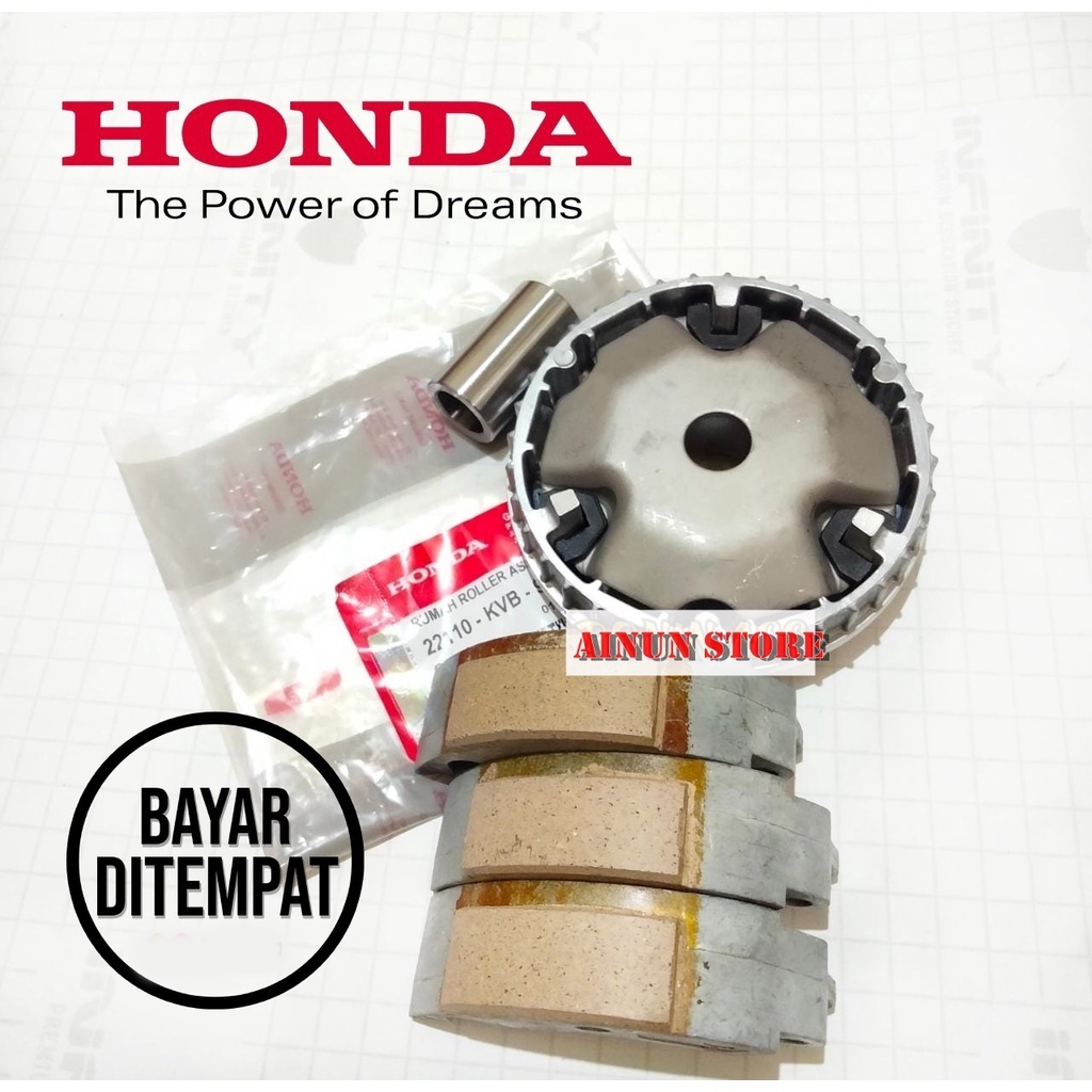 Kampas ganda kzl kvb Beat fi 2012 - 2014 Vario 110 Karbu Scoopy karbu kzl + rumah roller Assy set