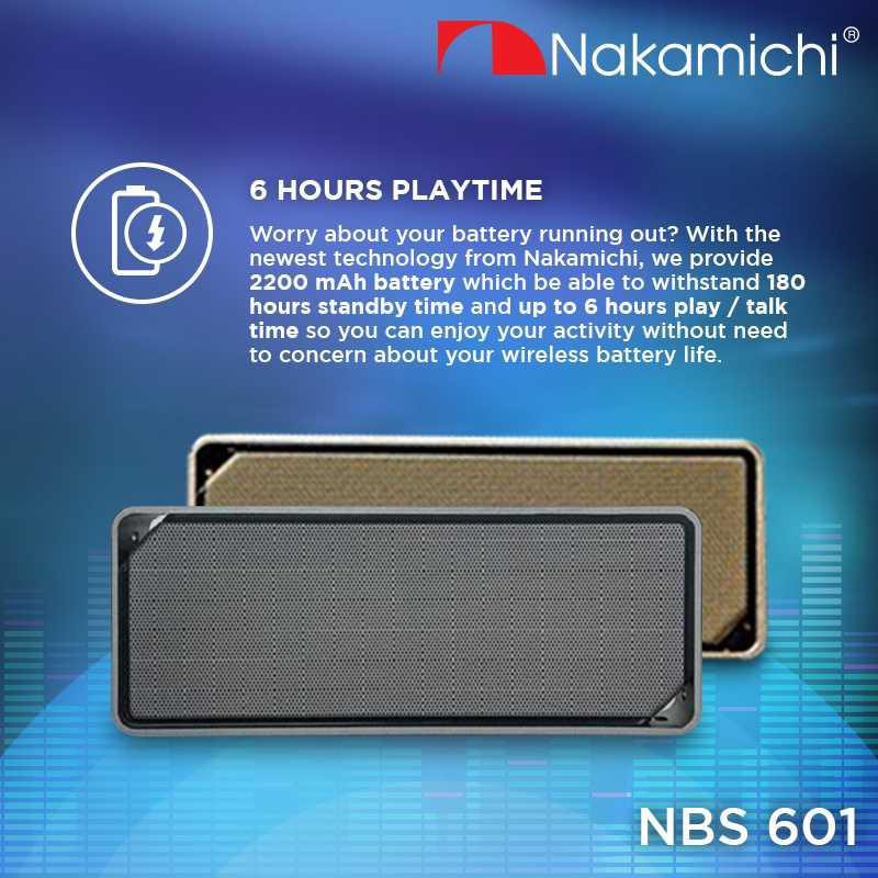Nakamichi NBS 601 Bluetooth Speaker [Gray]