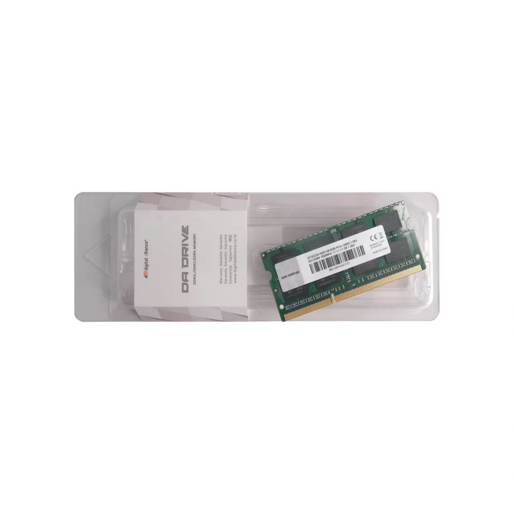 DA Drive SO-DIMM DDR3L 1600Mhz 8GB RAM Memory fo Laptop