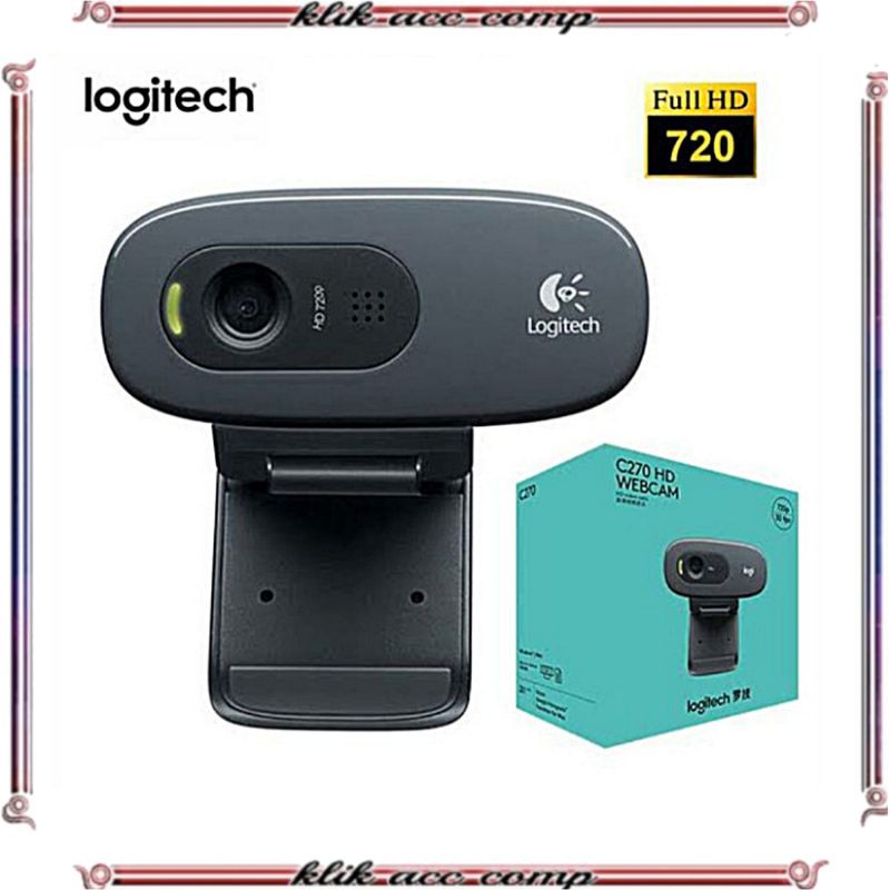 Camera Webcam Logitech C270 / kamera laptop pc / webcame logitech ori