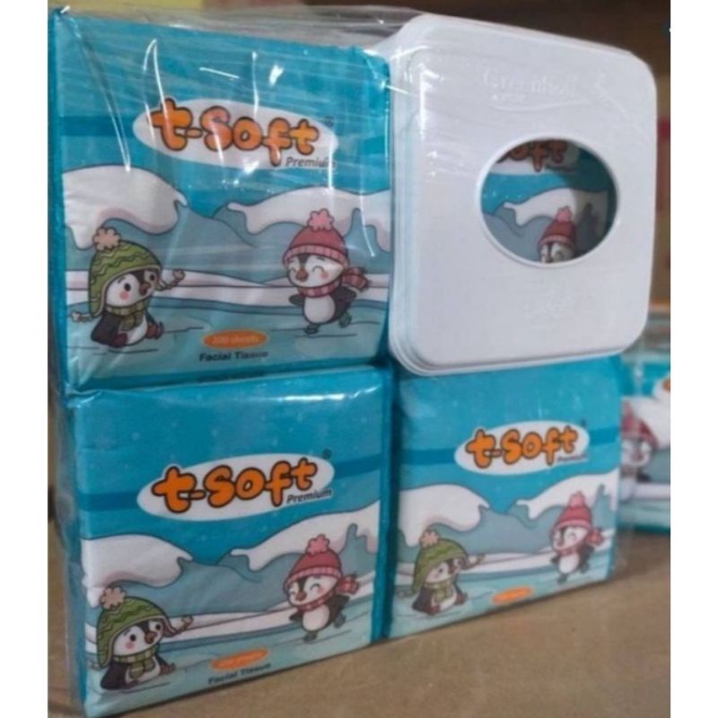 PROMO 4 PACK GRATIS KOTAK TISU
T-SOFT Premium Facial Tissue 200 Sheets