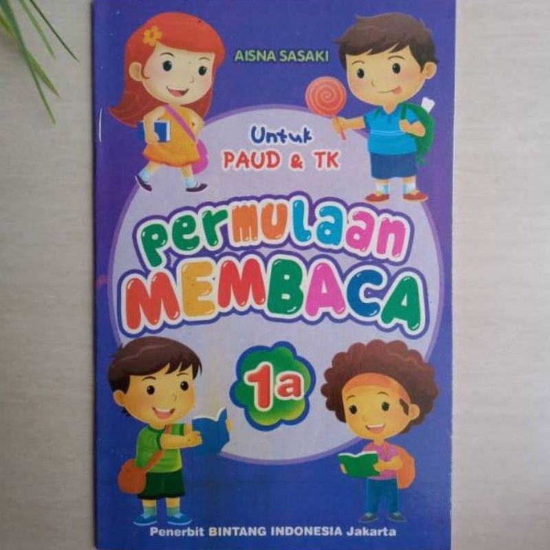 Buku Permulaan membaca untuk anak TK/paud 1a