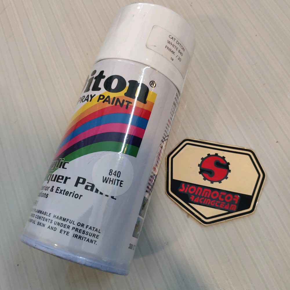 

Cat Semprot Diton Acrylic Lacquer Paint White
