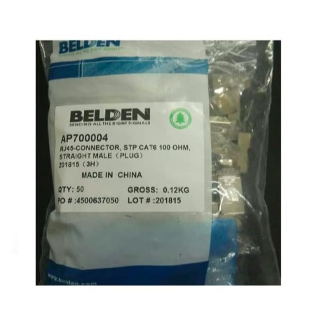 Connector BELDEN RJ45 STP CAT6 AP700004 Isi 50Pcs