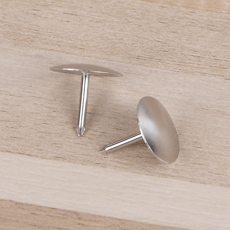 Mary Metal Silver Push Pin Flat Round Untuk Head Thumbtack Untuk Poster Papan Bulet80