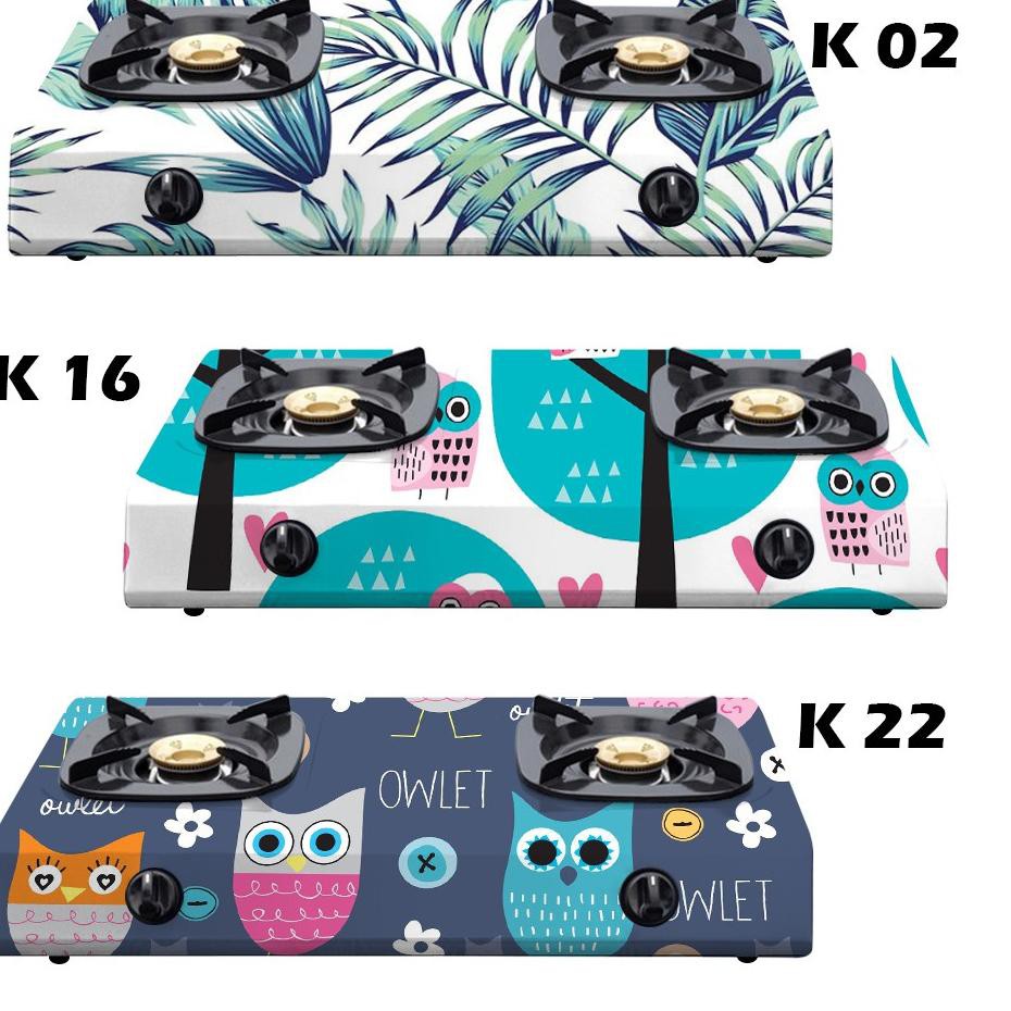 Kualitas Premium Stiker Kompor Gas 2 dua Tungku Motif Karakter / Sticker Kompor Gas Rinai rinnai 2 d