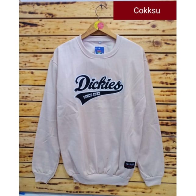 Sweater Hoodie Crewneck Dickies Original Distro Untuk Pria Dan Wanita Bahan Tebal