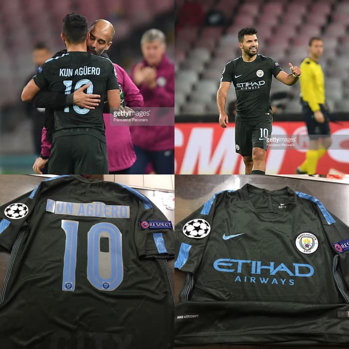 Jual JERSEY BAJU BOLA MANCHESTER CITY 3RD FULLPATCH UCL + NAMESET 17/18 Murah
