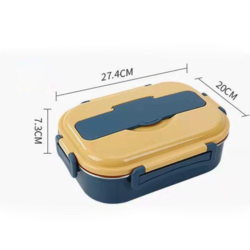 Solighter Lunch Box Portable Outdooor 304stainless Steel Kapasitas Lebih Besar Stainless Steel Liner Untuk Kerja Sekolah