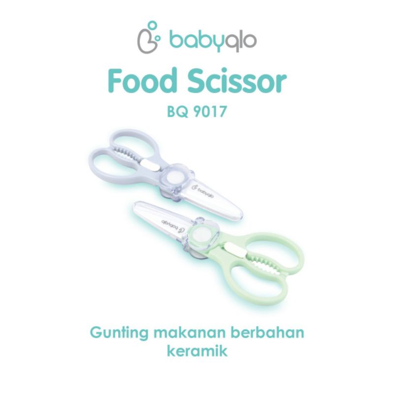 BABYQLO Ceramic Food Scissors Gunting Makanan Keramik Anak Bayi BQ9017