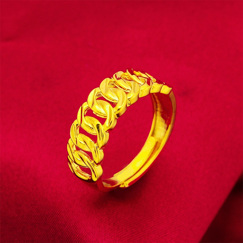 Gelang Model Kepang Lebar 10mm Lapis Emas Emas Asli Kadar 375 Gaya Klasik Untuk Pria
