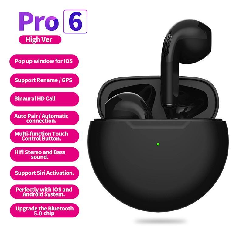 Inpods 6 Pro Headset Bluetooth True Wireless Earbuds Stereo