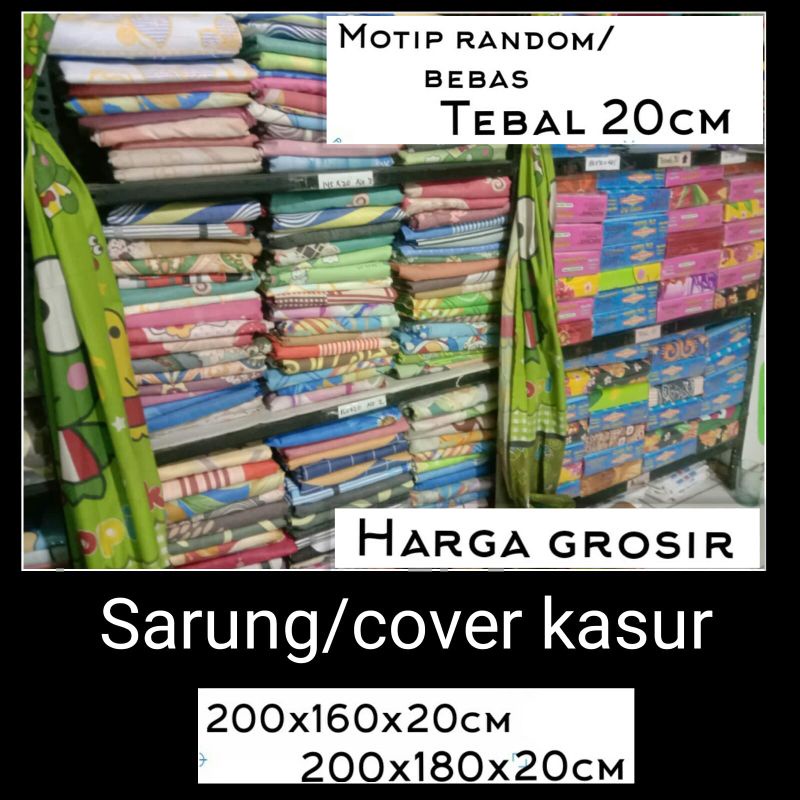 Sarung Kasur/sarung Kasur Inoac/cover Kasur Busa Inoac/tebal 20cm/resleting L Panjang