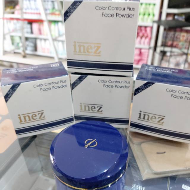 Original Bedak Tabur Inez Face Powder Colour Contour Plus Shopee Indonesia