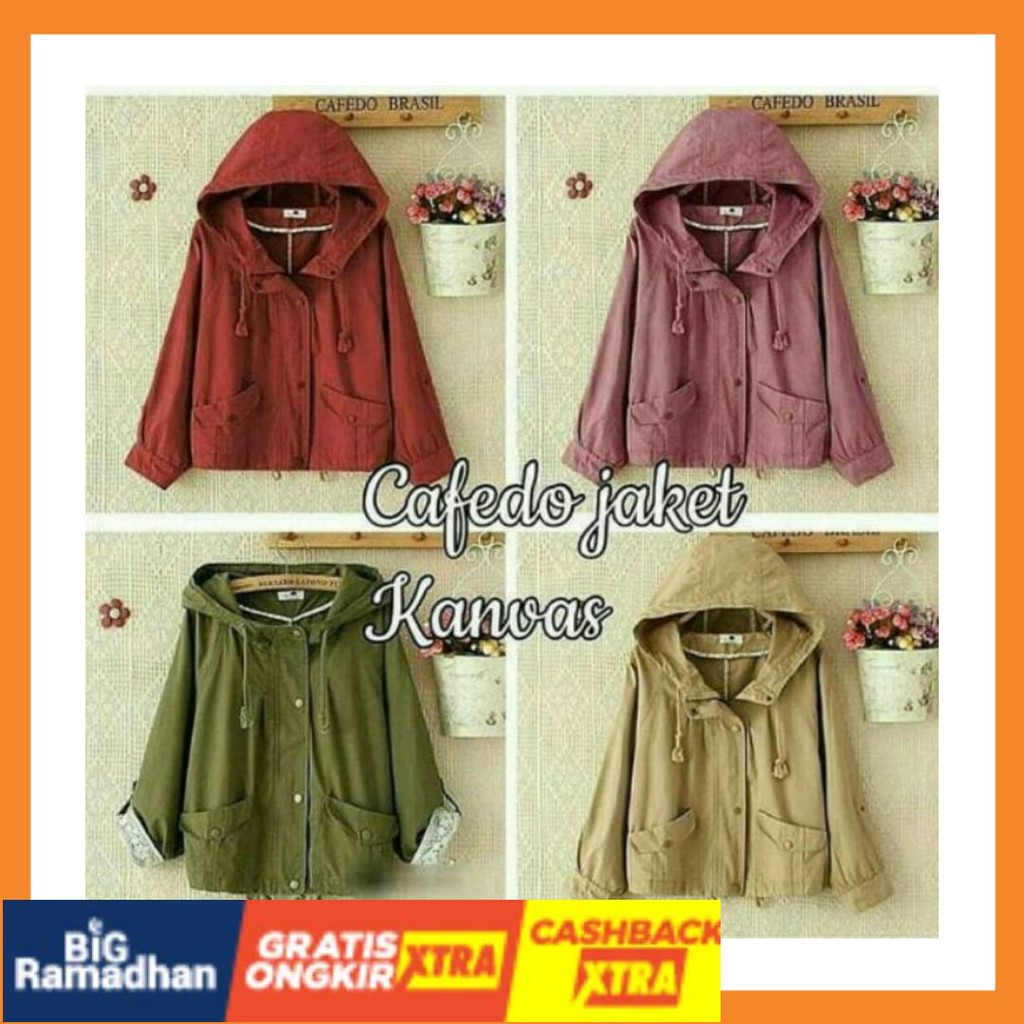 FASHION AHHA NEW RAPID BOLAK BALIK ORIGINAL/ CAFEDO JAKET / JACKET KANVAS