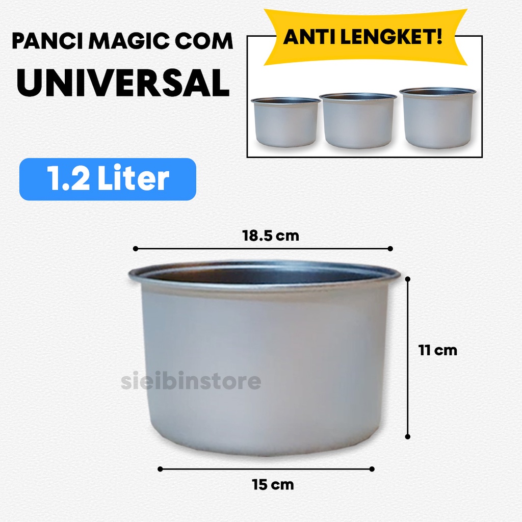 PANCI TEFLON RICE COOKER MAGIC COM 1,2 1,8 LITER RENDAH PENDEK TINGGI PROMO