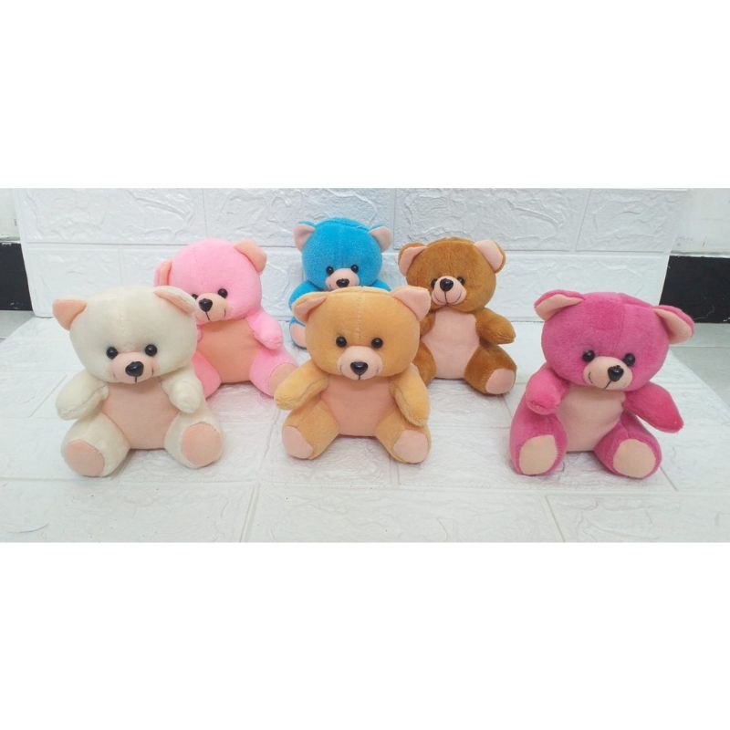 BONEKA BEAR MINI MURAH / BONEKA TEDDY BEAR SOUVENIR MINI TERMURAH TERLARIS / BONEKA BERUANG SOUVENIR